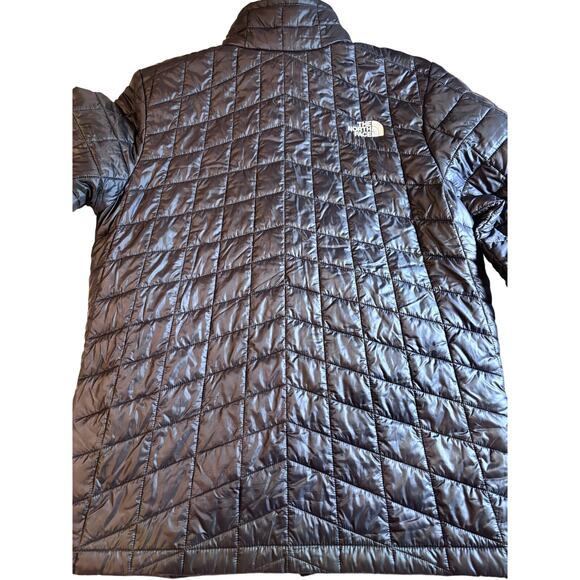 Youth Junior North Face Puffer Jacket Large 14/16 Black Thermoball - Picture 8 of 13